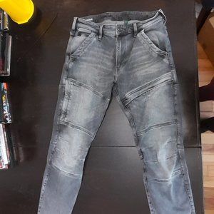 G-Star Raw black faded Rackam so skinny jeans 32 x32